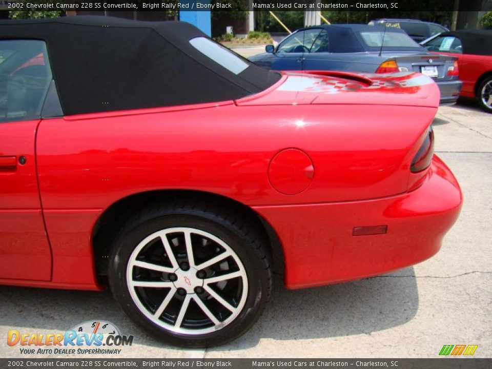 2002 Chevrolet Camaro Z28 SS Convertible Bright Rally Red / Ebony Black Photo #31