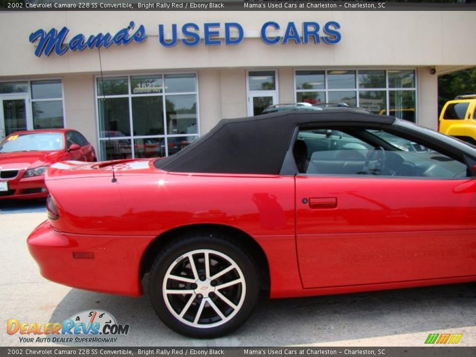 2002 Chevrolet Camaro Z28 SS Convertible Bright Rally Red / Ebony Black Photo #32