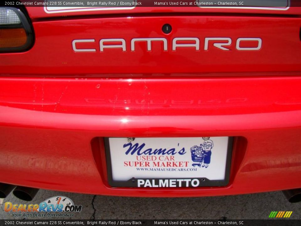 2002 Chevrolet Camaro Z28 SS Convertible Bright Rally Red / Ebony Black Photo #35