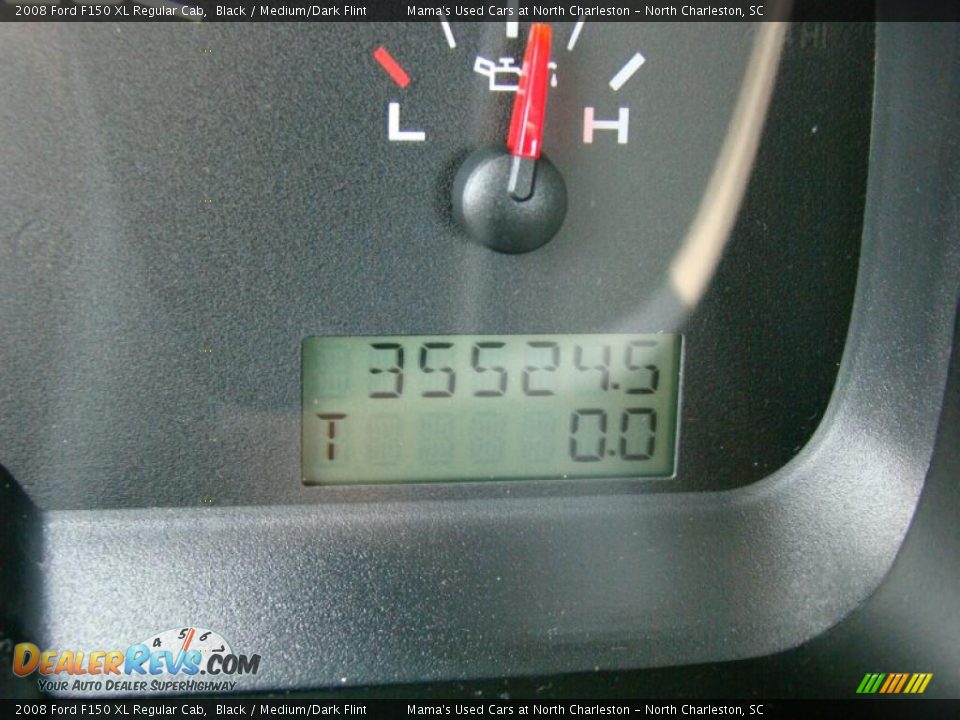 2008 Ford F150 XL Regular Cab Black / Medium/Dark Flint Photo #19