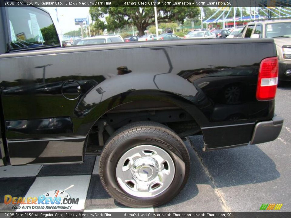 2008 Ford F150 XL Regular Cab Black / Medium/Dark Flint Photo #26