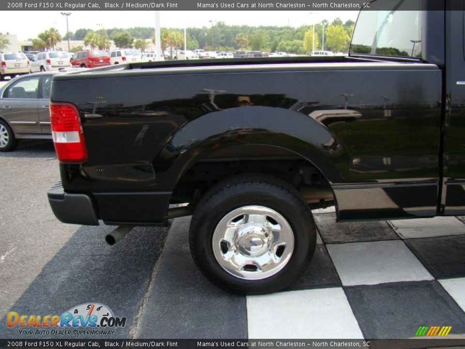 2008 Ford F150 XL Regular Cab Black / Medium/Dark Flint Photo #27