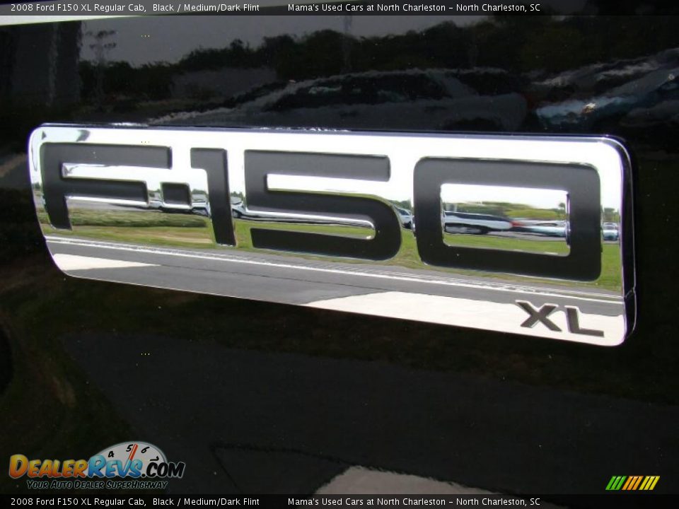 2008 Ford F150 XL Regular Cab Black / Medium/Dark Flint Photo #28
