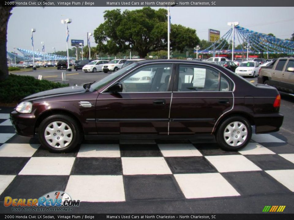 2000 Honda civic vintage plum pearl #5