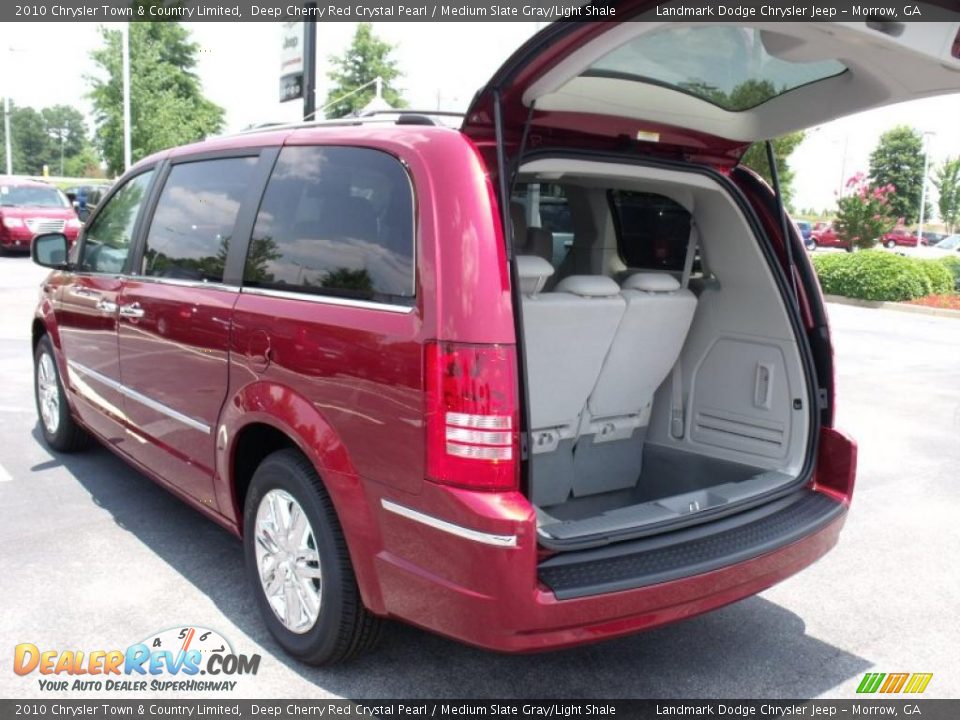 2010 Chrysler Town & Country Limited Deep Cherry Red Crystal Pearl / Medium Slate Gray/Light Shale Photo #8