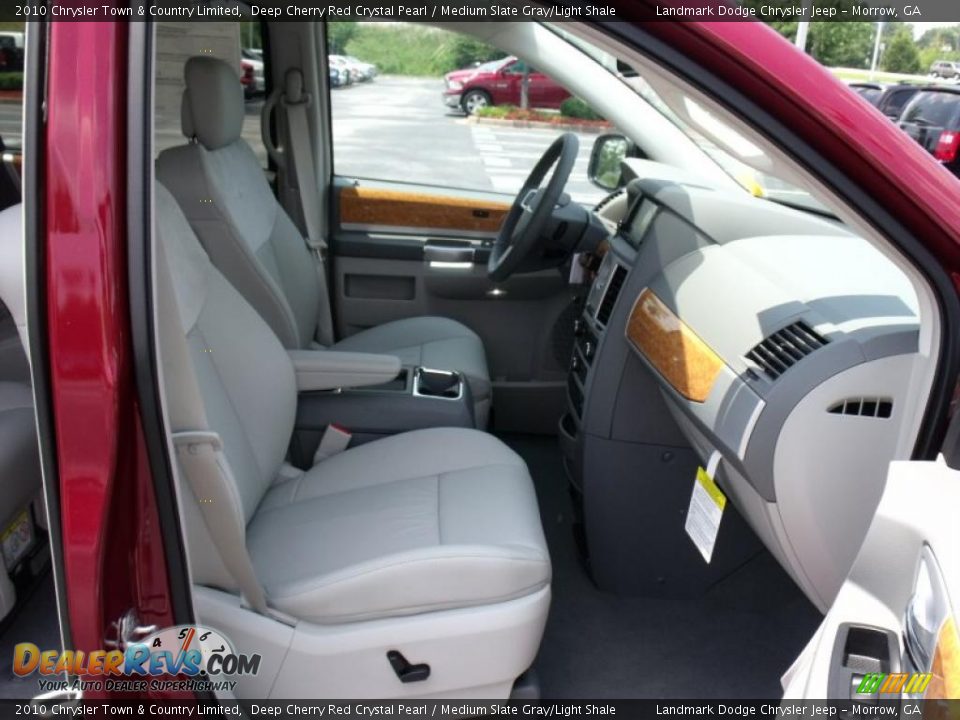2010 Chrysler Town & Country Limited Deep Cherry Red Crystal Pearl / Medium Slate Gray/Light Shale Photo #11