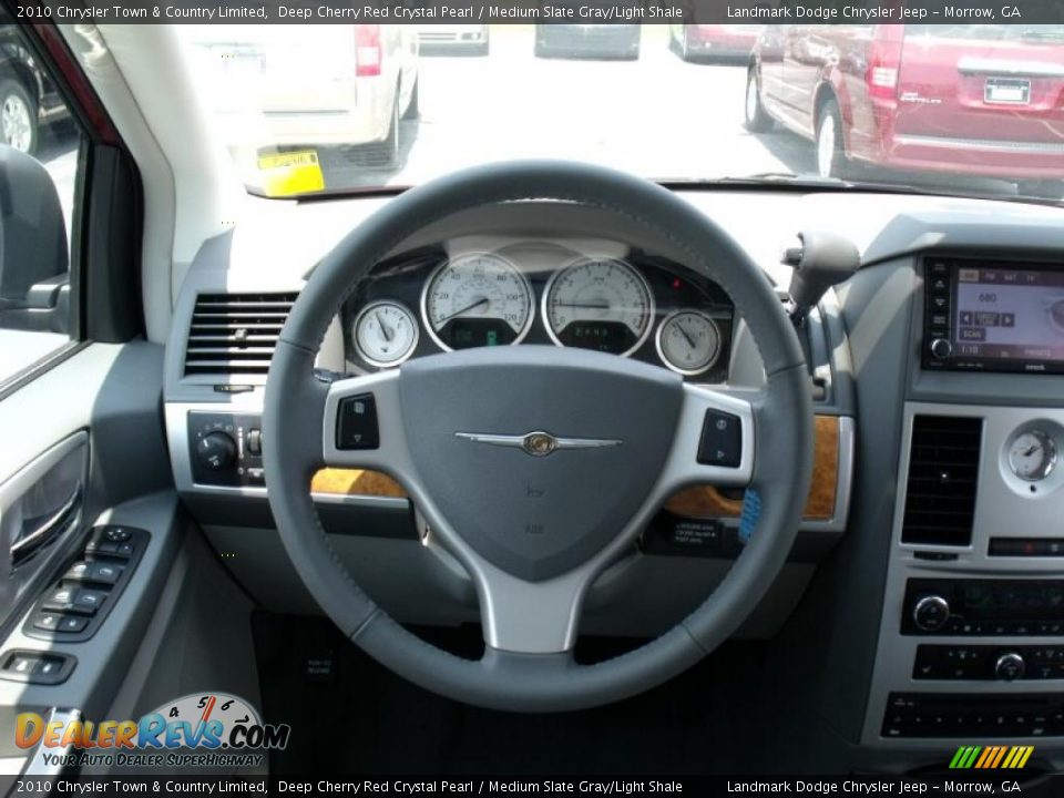 2010 Chrysler Town & Country Limited Deep Cherry Red Crystal Pearl / Medium Slate Gray/Light Shale Photo #13