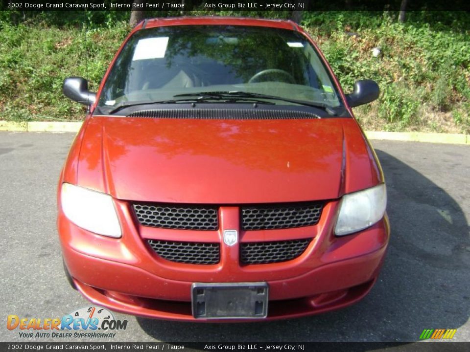2002 Dodge Grand Caravan Sport Inferno Red Pearl / Taupe Photo #1