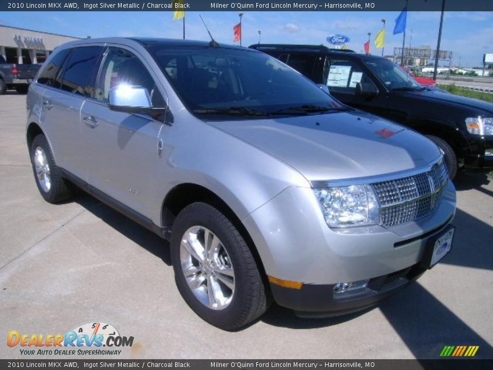 2010 Lincoln MKX AWD Ingot Silver Metallic / Charcoal Black Photo #1