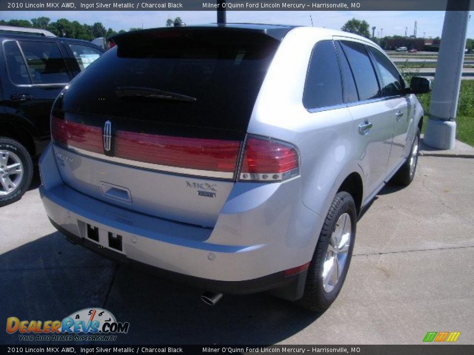 2010 Lincoln MKX AWD Ingot Silver Metallic / Charcoal Black Photo #3