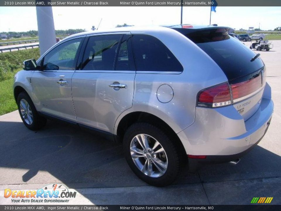 2010 Lincoln MKX AWD Ingot Silver Metallic / Charcoal Black Photo #4