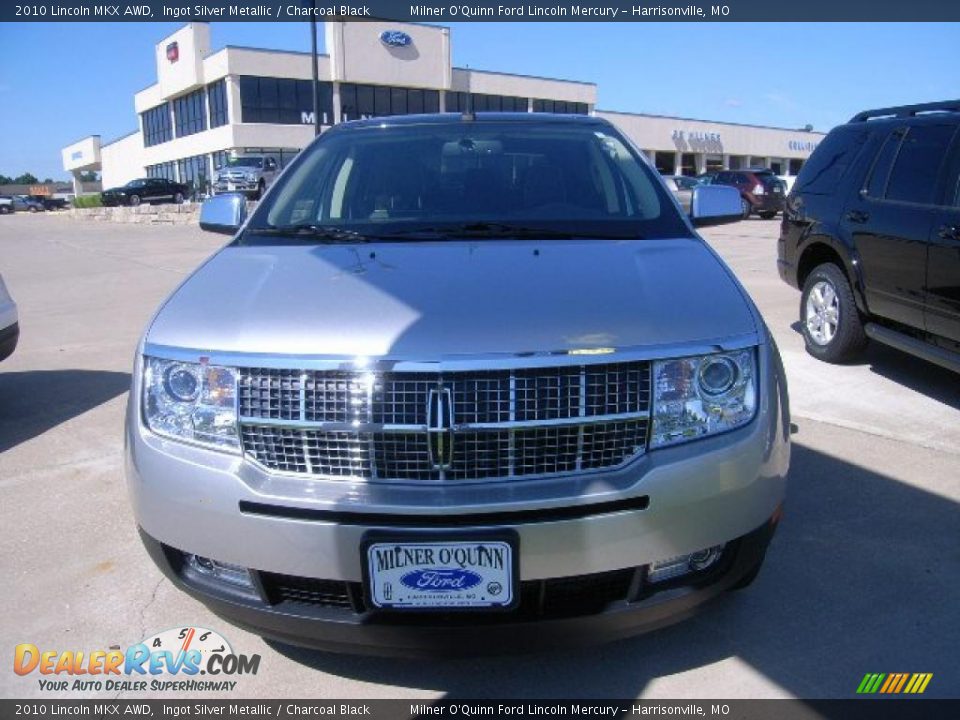2010 Lincoln MKX AWD Ingot Silver Metallic / Charcoal Black Photo #5