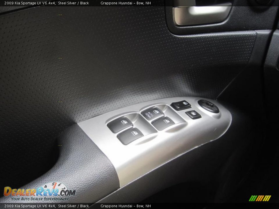 2009 Kia Sportage LX V6 4x4 Steel Silver / Black Photo #14