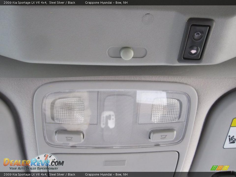 2009 Kia Sportage LX V6 4x4 Steel Silver / Black Photo #18