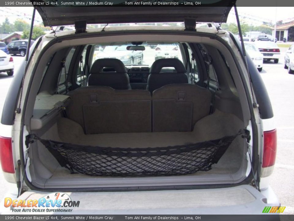 1996 Chevrolet Blazer LS 4x4 Summit White / Medium Gray Photo #6