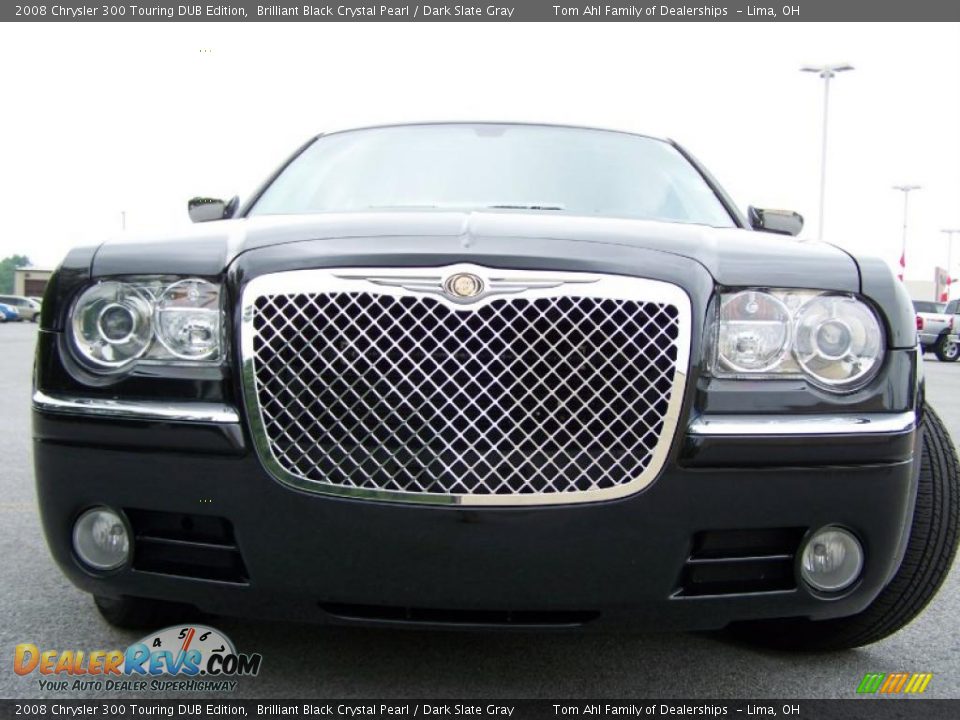 2008 Chrysler 300 Touring DUB Edition Brilliant Black Crystal Pearl / Dark Slate Gray Photo #2