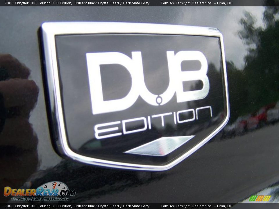 2008 Chrysler 300 Touring DUB Edition Brilliant Black Crystal Pearl / Dark Slate Gray Photo #5