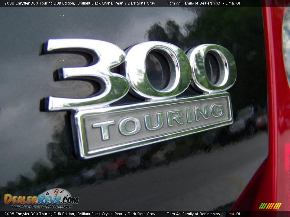 2008 Chrysler 300 Touring DUB Edition Brilliant Black Crystal Pearl / Dark Slate Gray Photo #6
