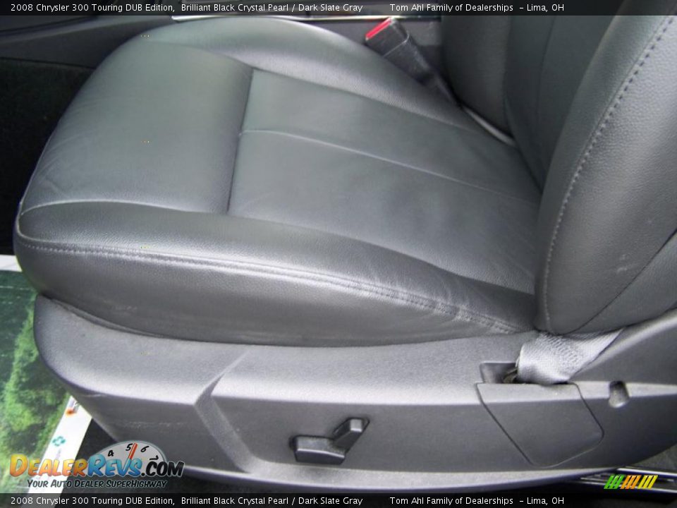 2008 Chrysler 300 Touring DUB Edition Brilliant Black Crystal Pearl / Dark Slate Gray Photo #12