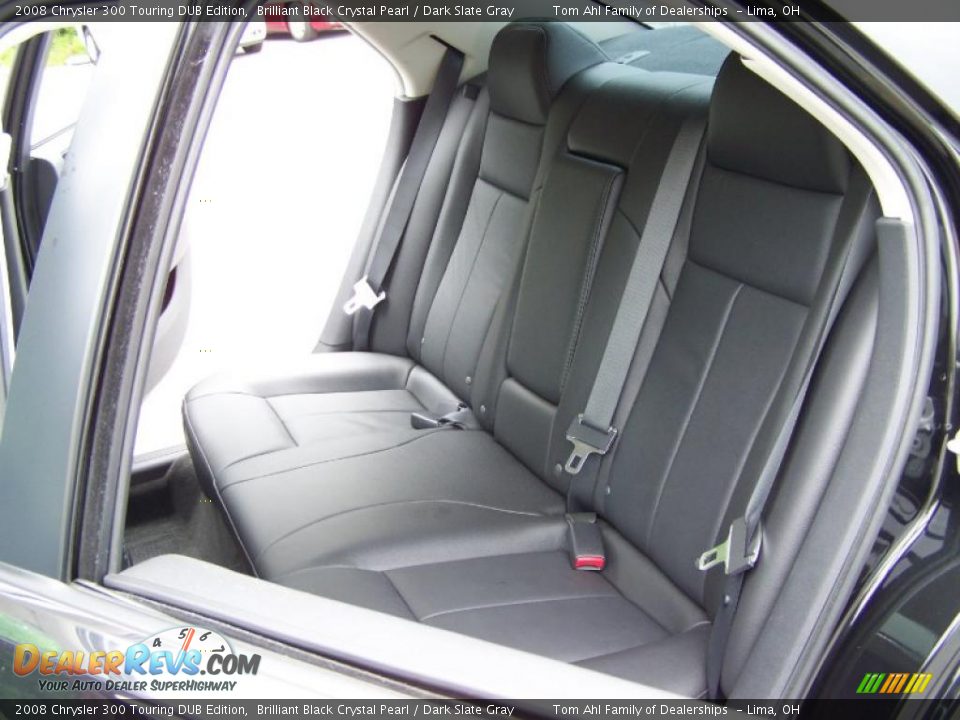 2008 Chrysler 300 Touring DUB Edition Brilliant Black Crystal Pearl / Dark Slate Gray Photo #14