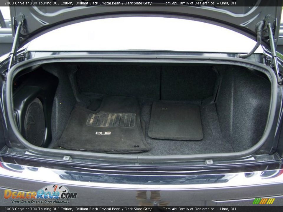 2008 Chrysler 300 Touring DUB Edition Brilliant Black Crystal Pearl / Dark Slate Gray Photo #15