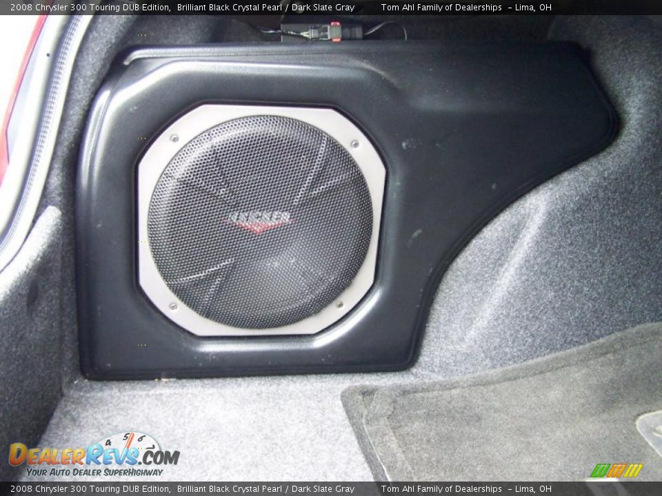 2008 Chrysler 300 Touring DUB Edition Brilliant Black Crystal Pearl / Dark Slate Gray Photo #16