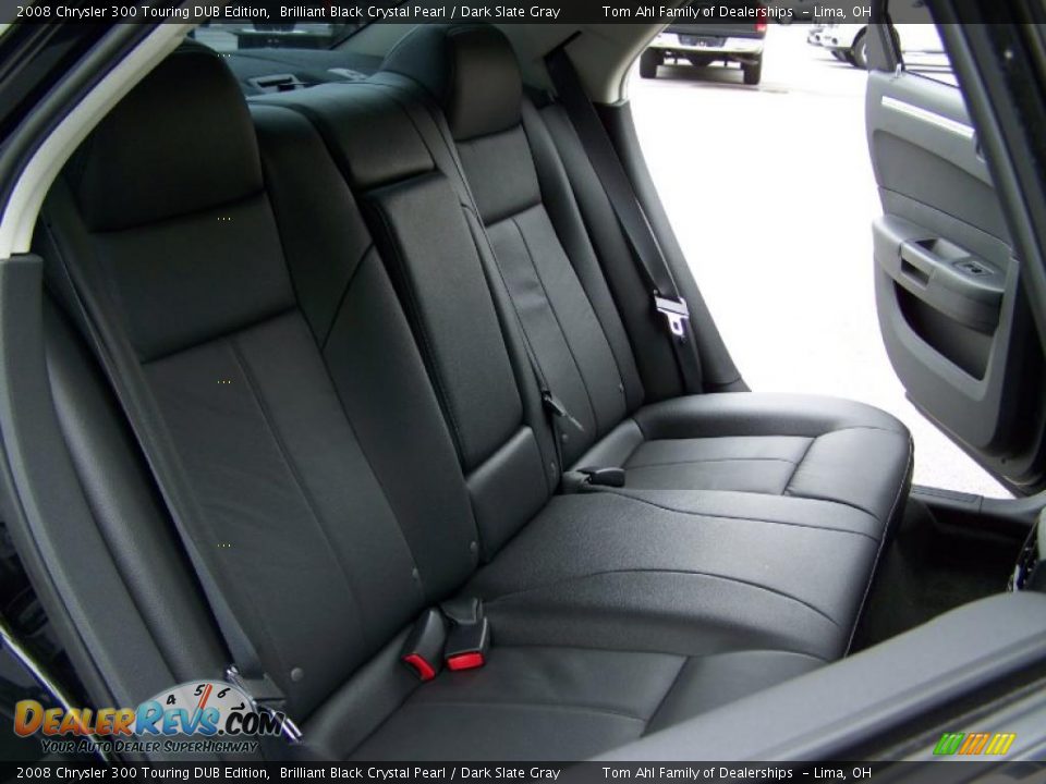 2008 Chrysler 300 Touring DUB Edition Brilliant Black Crystal Pearl / Dark Slate Gray Photo #17
