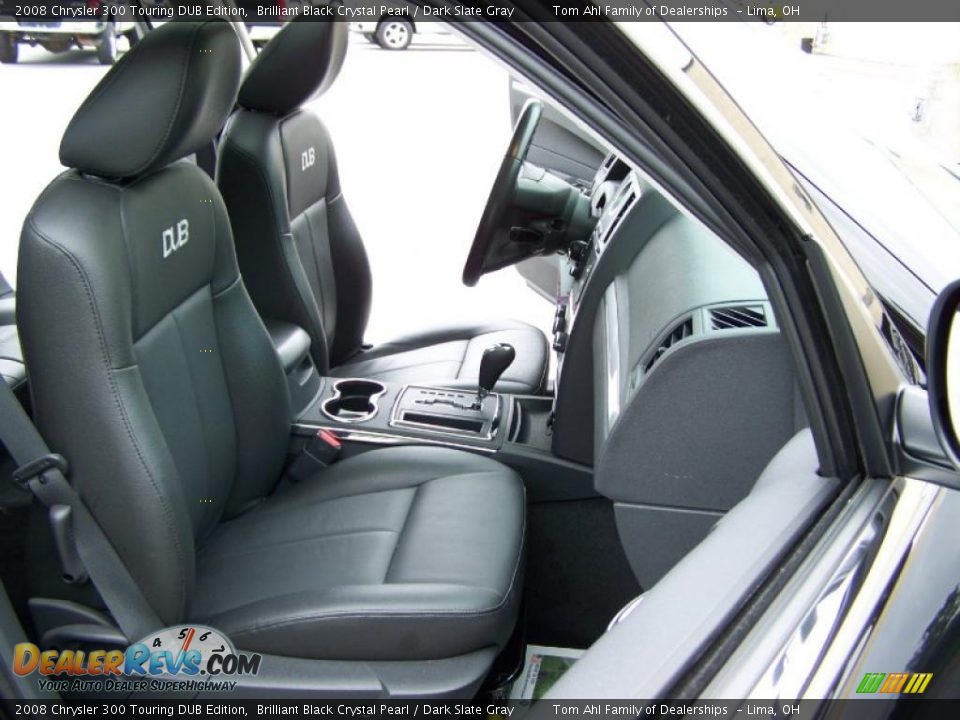 2008 Chrysler 300 Touring DUB Edition Brilliant Black Crystal Pearl / Dark Slate Gray Photo #18