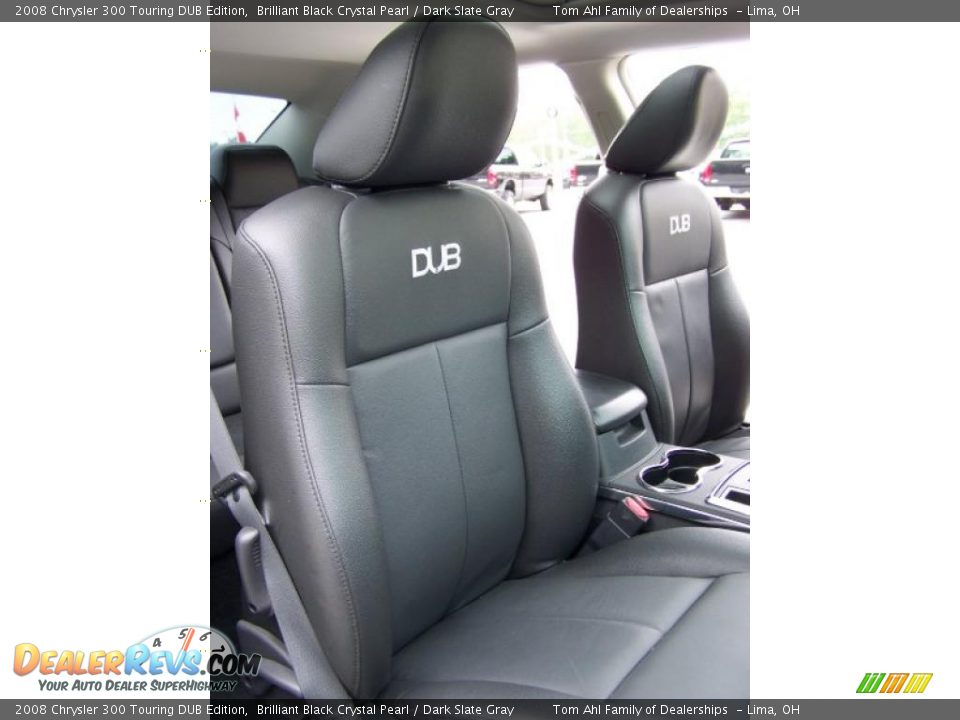 2008 Chrysler 300 Touring DUB Edition Brilliant Black Crystal Pearl / Dark Slate Gray Photo #19