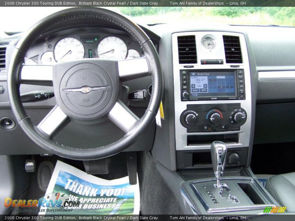 2008 Chrysler 300 Touring DUB Edition Brilliant Black Crystal Pearl / Dark Slate Gray Photo #20