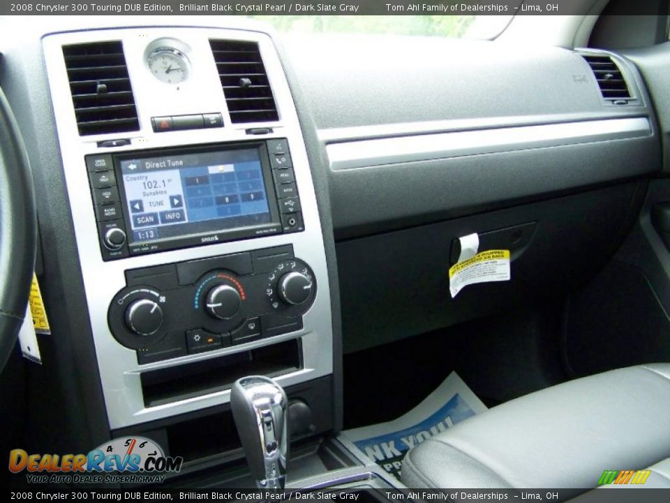 2008 Chrysler 300 Touring DUB Edition Brilliant Black Crystal Pearl / Dark Slate Gray Photo #24