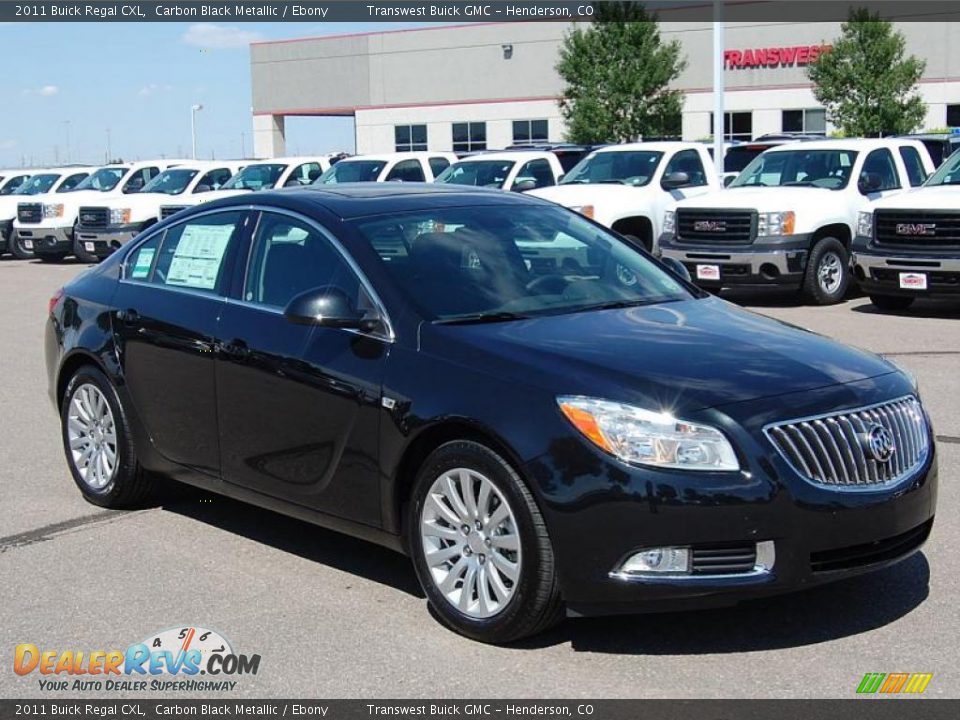 2011 Buick Regal CXL Carbon Black Metallic / Ebony Photo #1