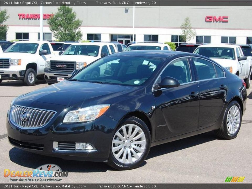 2011 Buick Regal CXL Carbon Black Metallic / Ebony Photo #3