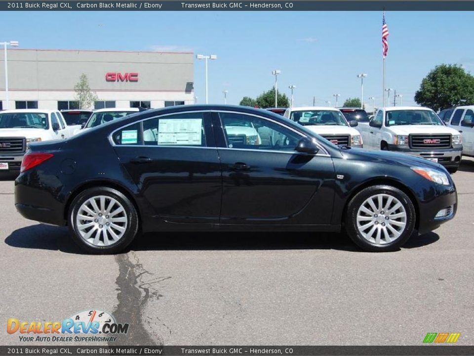 2011 Buick Regal CXL Carbon Black Metallic / Ebony Photo #4