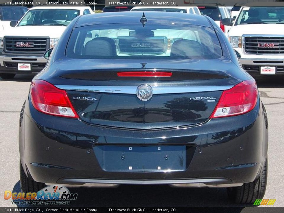 2011 Buick Regal CXL Carbon Black Metallic / Ebony Photo #5