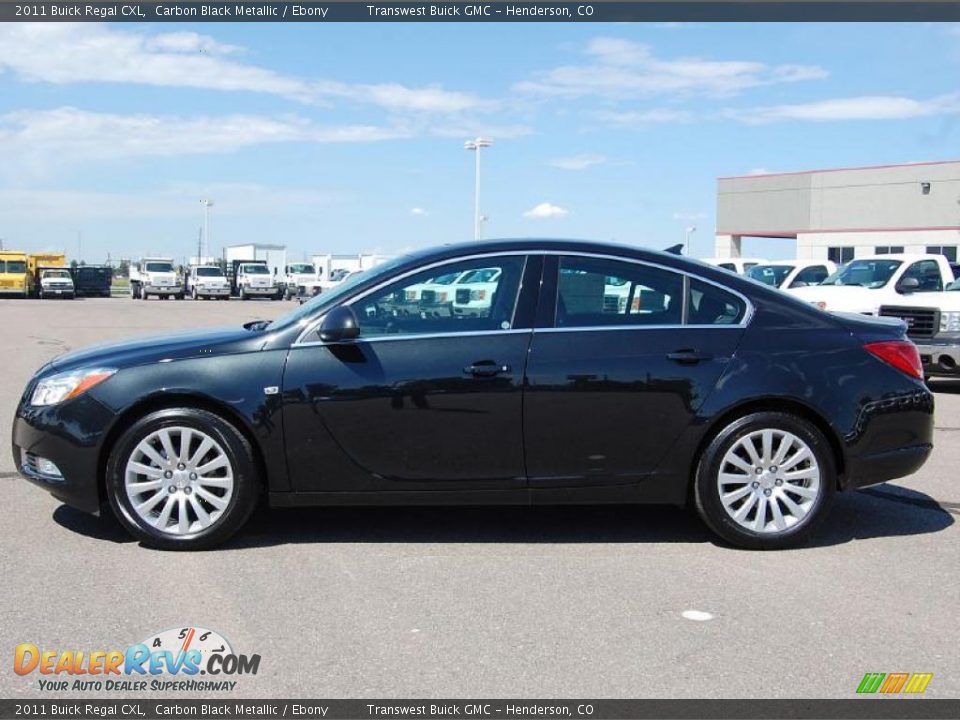 2011 Buick Regal CXL Carbon Black Metallic / Ebony Photo #6
