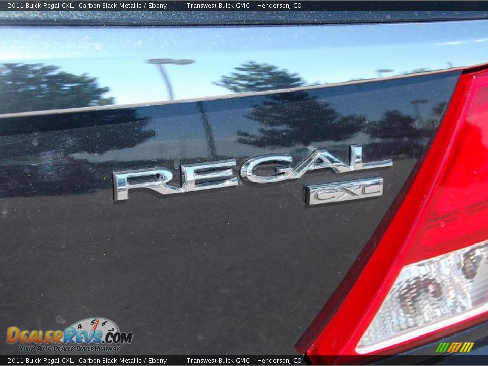 2011 Buick Regal CXL Carbon Black Metallic / Ebony Photo #7