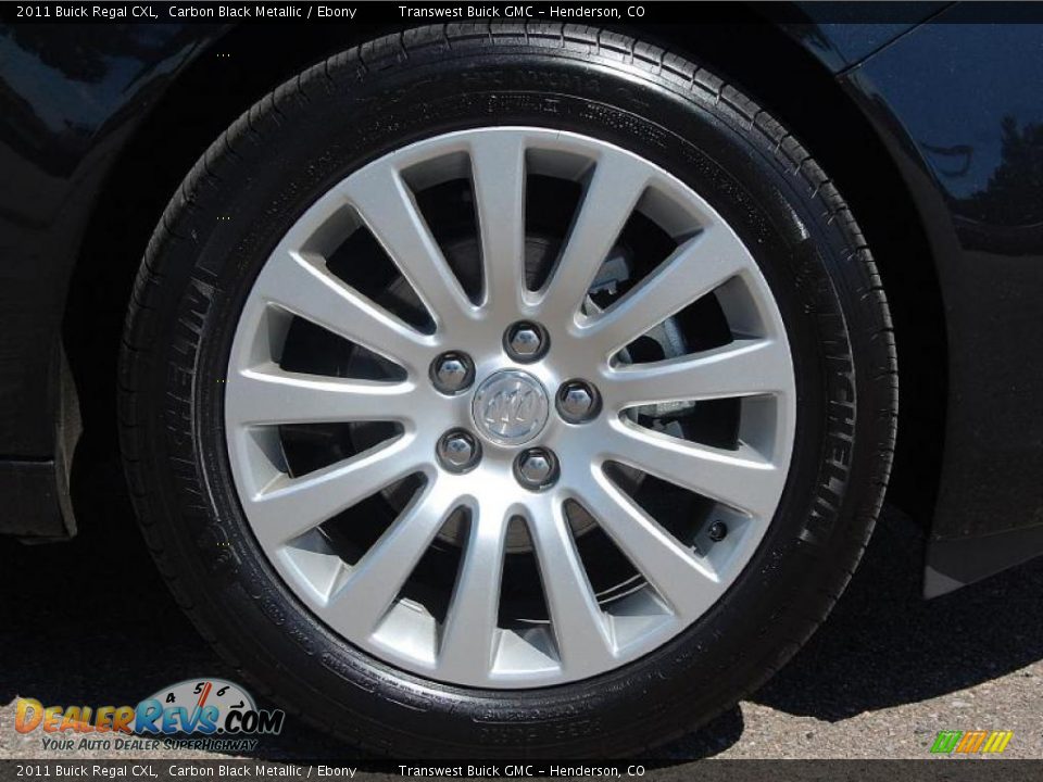 2011 Buick Regal CXL Carbon Black Metallic / Ebony Photo #8
