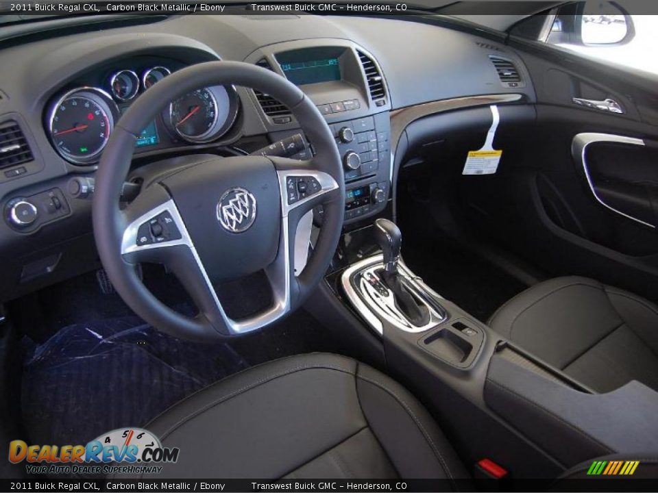 2011 Buick Regal CXL Carbon Black Metallic / Ebony Photo #9