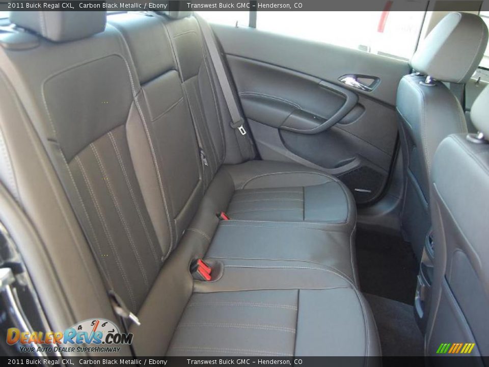 2011 Buick Regal CXL Carbon Black Metallic / Ebony Photo #10