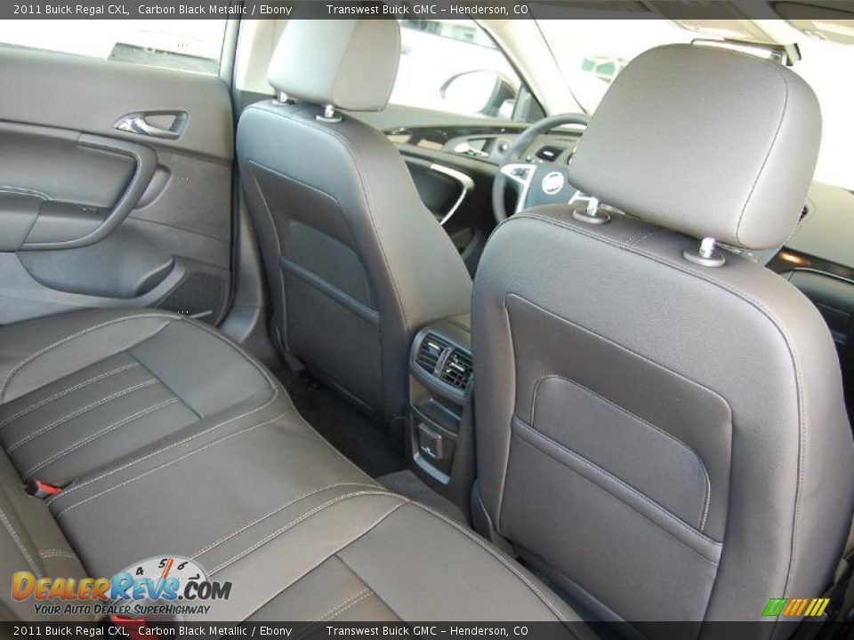 2011 Buick Regal CXL Carbon Black Metallic / Ebony Photo #11