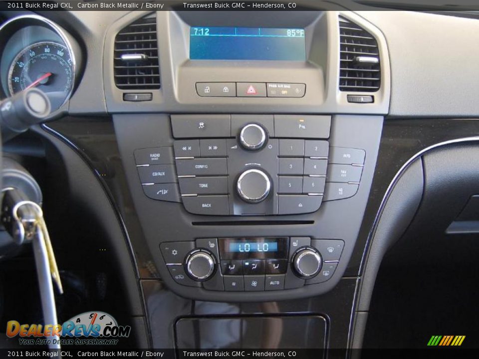 2011 Buick Regal CXL Carbon Black Metallic / Ebony Photo #12