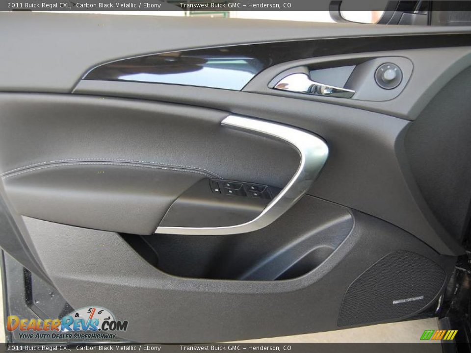 2011 Buick Regal CXL Carbon Black Metallic / Ebony Photo #15