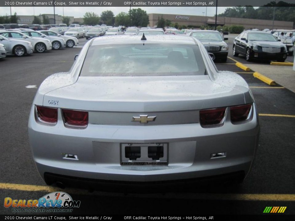 2010 Chevrolet Camaro LT Coupe Silver Ice Metallic / Gray Photo #8