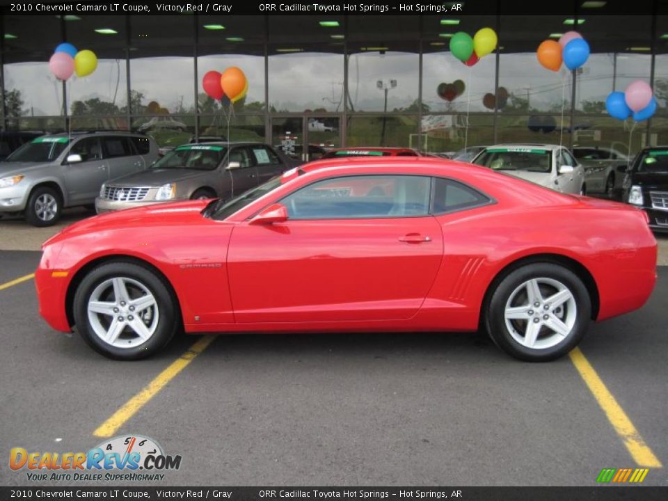 2010 Chevrolet Camaro LT Coupe Victory Red / Gray Photo #4
