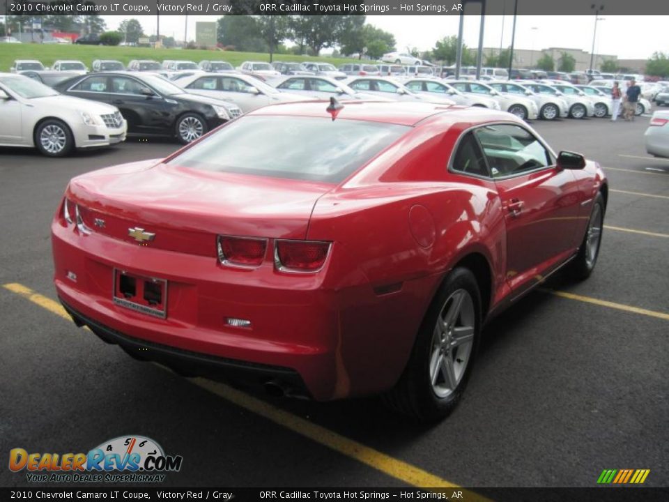 2010 Chevrolet Camaro LT Coupe Victory Red / Gray Photo #6