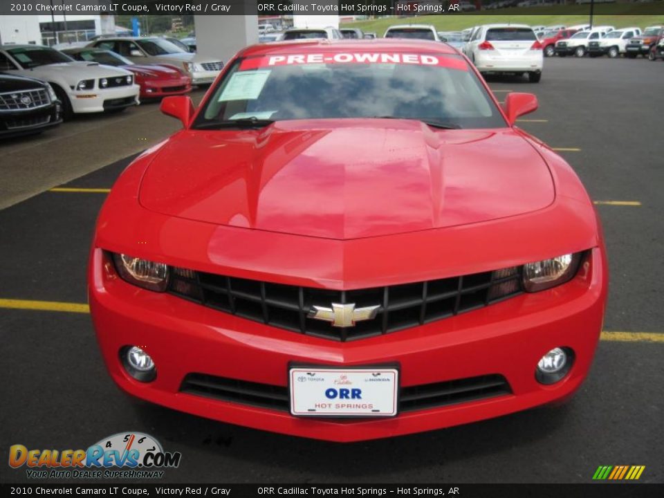 2010 Chevrolet Camaro LT Coupe Victory Red / Gray Photo #7