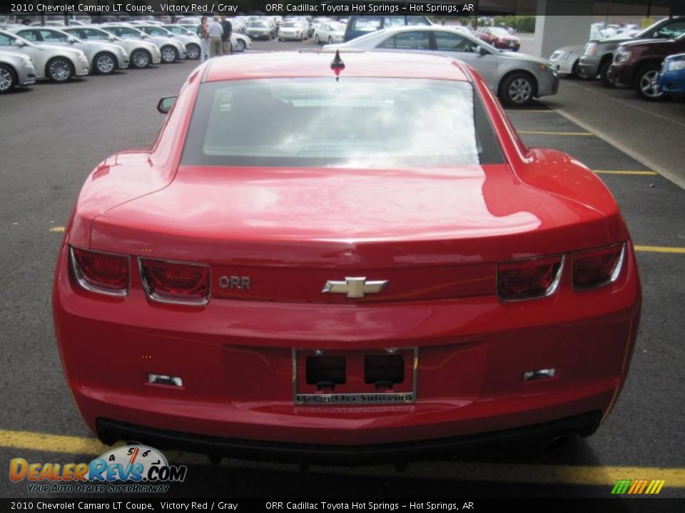 2010 Chevrolet Camaro LT Coupe Victory Red / Gray Photo #8