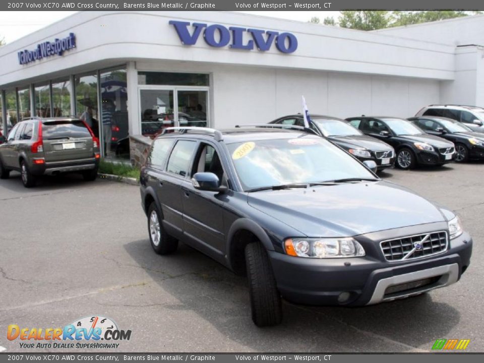 2007 Volvo XC70 AWD Cross Country Barents Blue Metallic / Graphite Photo #1