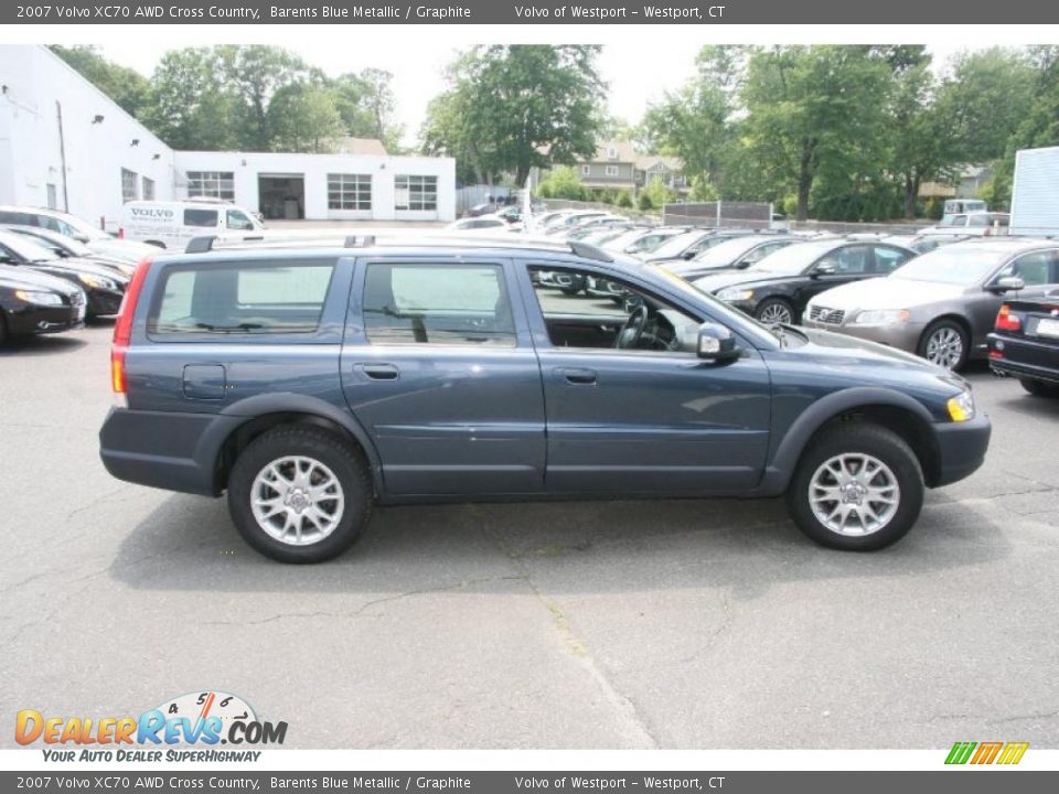 2007 Volvo XC70 AWD Cross Country Barents Blue Metallic / Graphite Photo #2